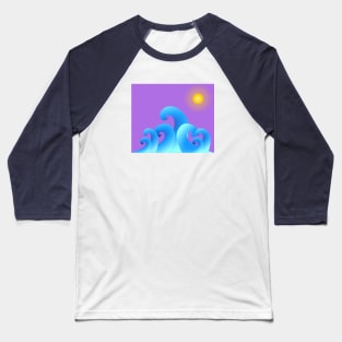 waves and sun Baseball T-Shirt